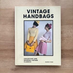 🏡Vintage Handbags Book — Yellow & Pink Handbag Cover